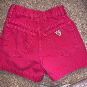 Hot Pink Guess Shorts